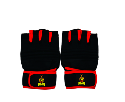 Kangaroo Built Fitness Half Finger Weightlifting Gloves Red